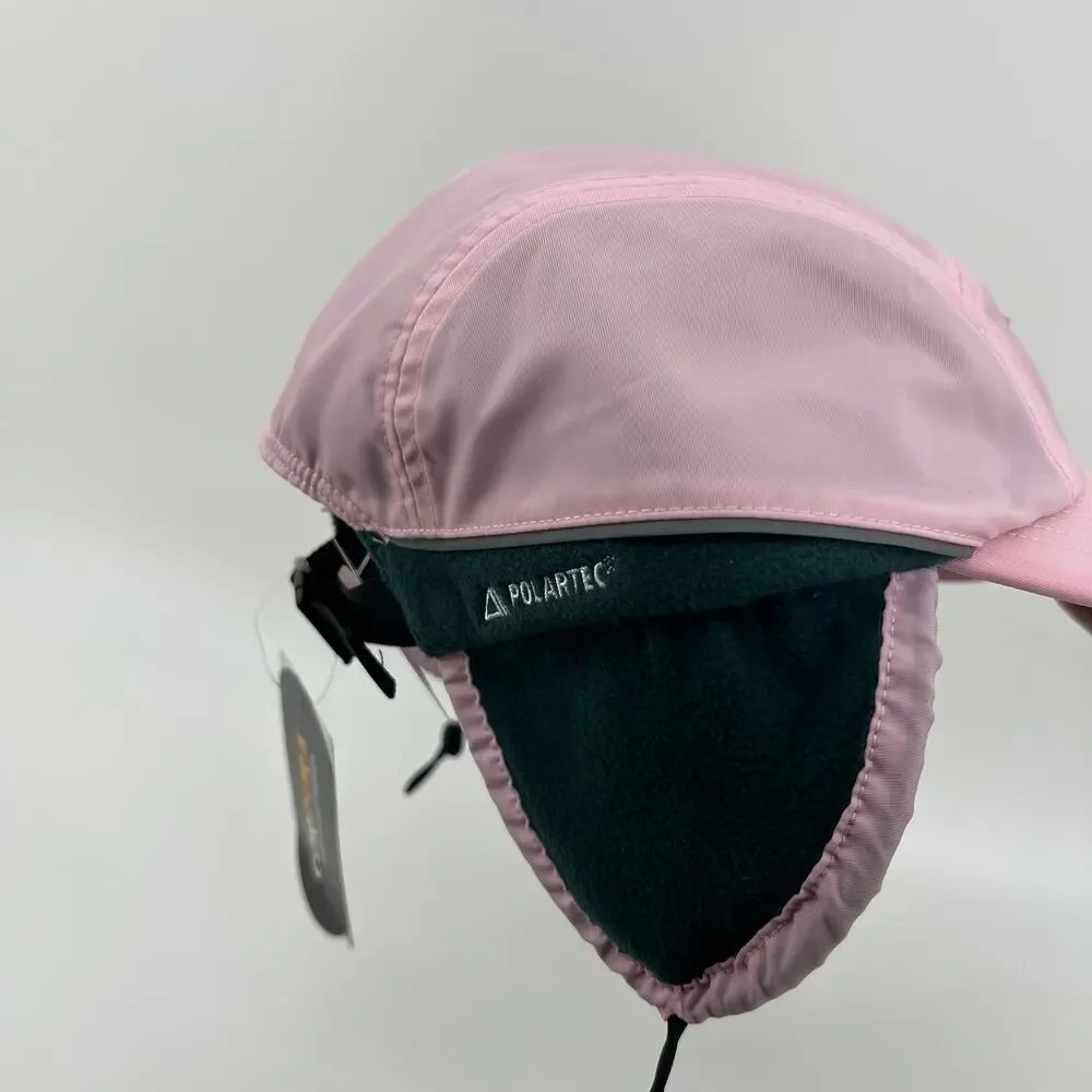 NWT Supreme Polartec Lined Packable Cordura Earflap Pink Hat Camp Cap